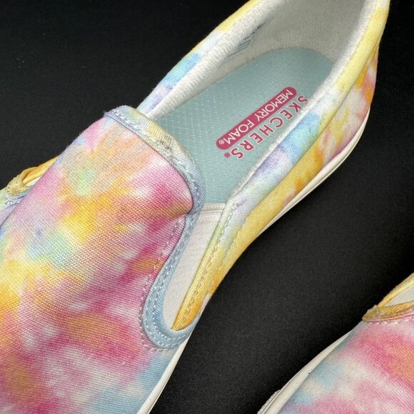 Skechers Womens Tie-Dye Slip-On Sneakers women’s size 8.5 - Picture 8 of 8